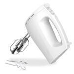 Batteur électrique - KRÖHLER - PEBE-8017-SB - 300W - 5 vitesses - Blanc