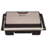 Grill Panini - VENEZIA - SW52031 - 850W - Noir - Surface généreuse - Contrôle de température